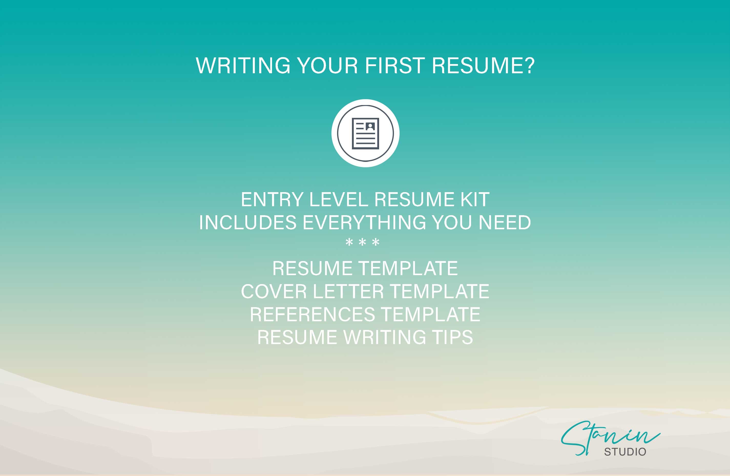 writing your first resume 482