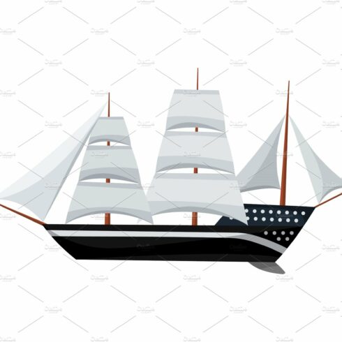 Yacht or sail boat marine. Cruise cover image.