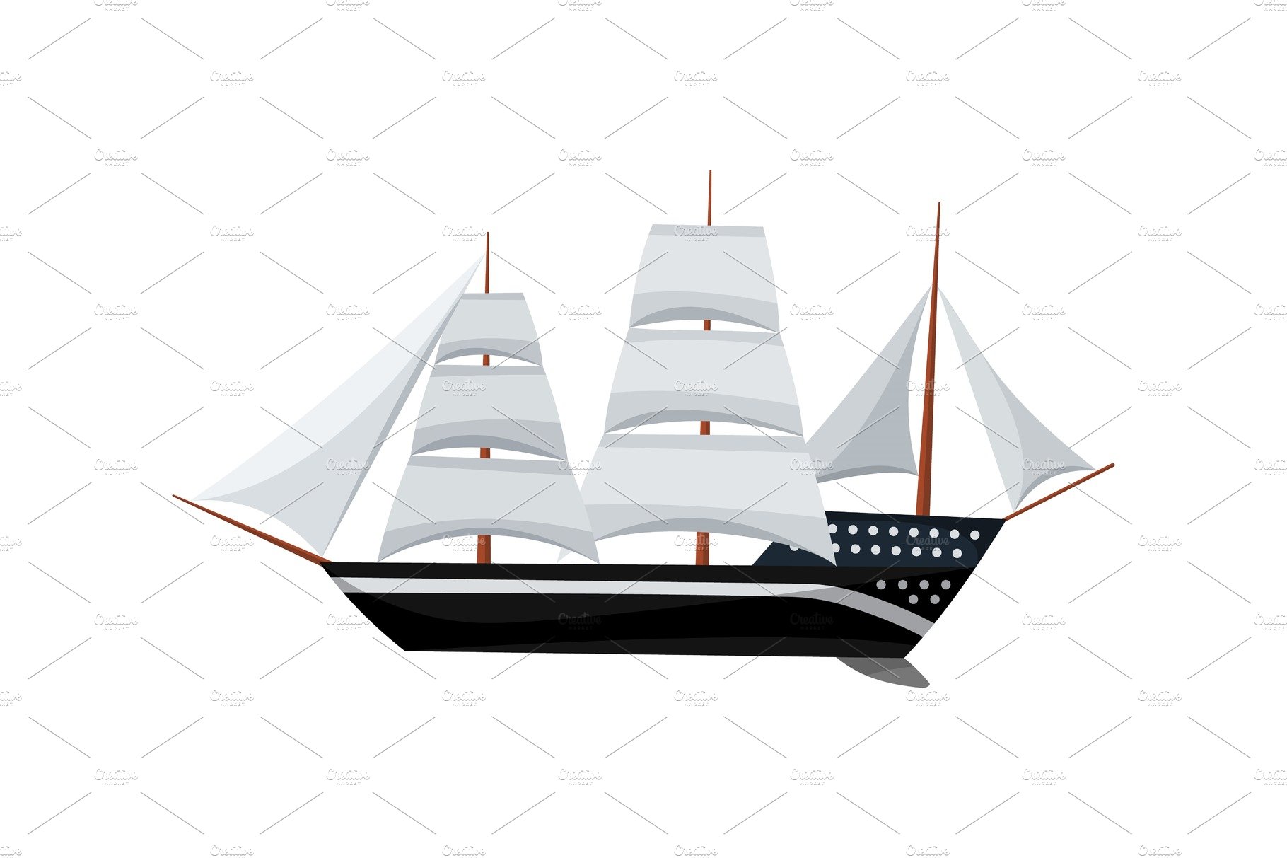 Yacht or sail boat marine. Cruise cover image.