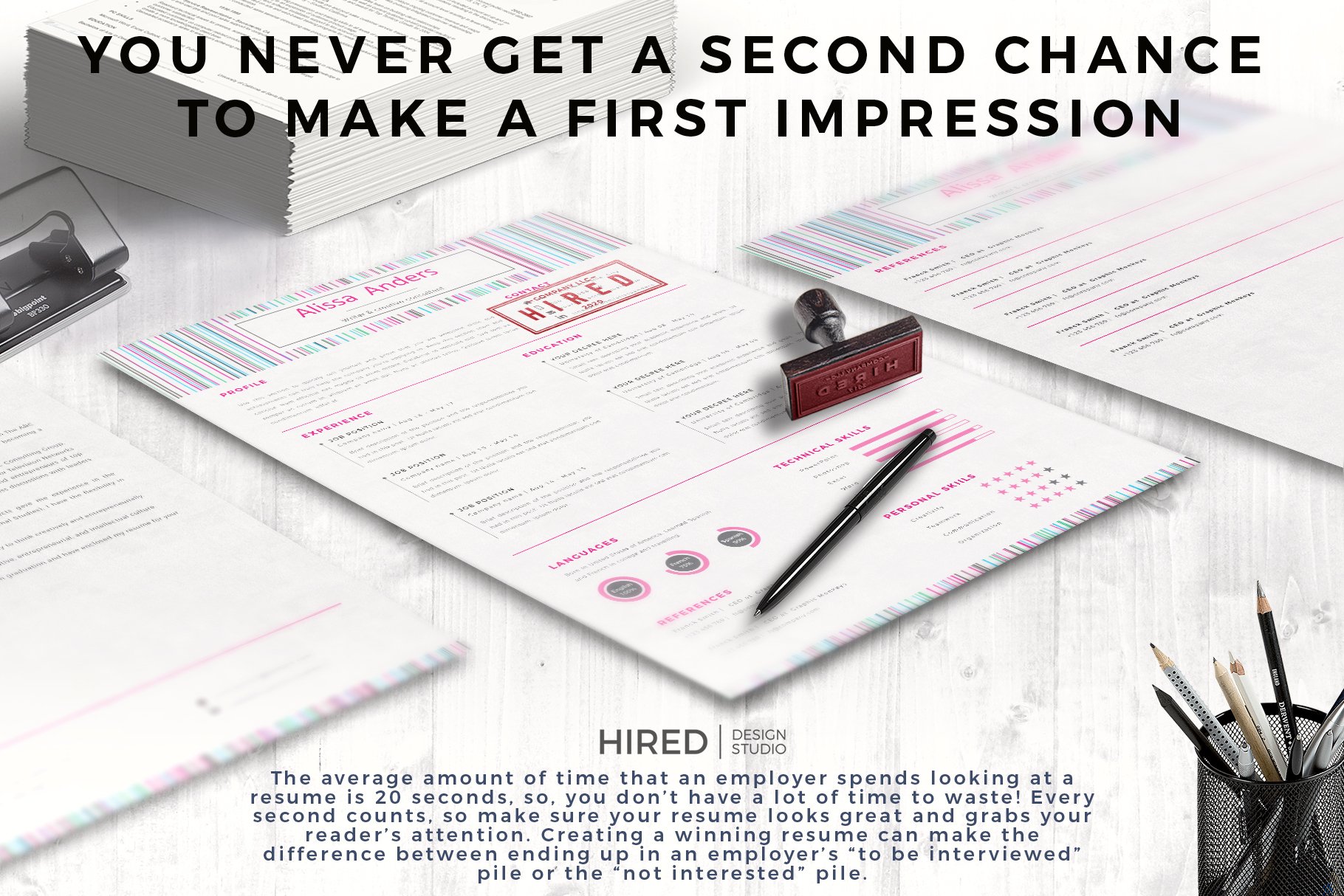 you never get a second chance to make a first impression resume to stand out from the crowd 402