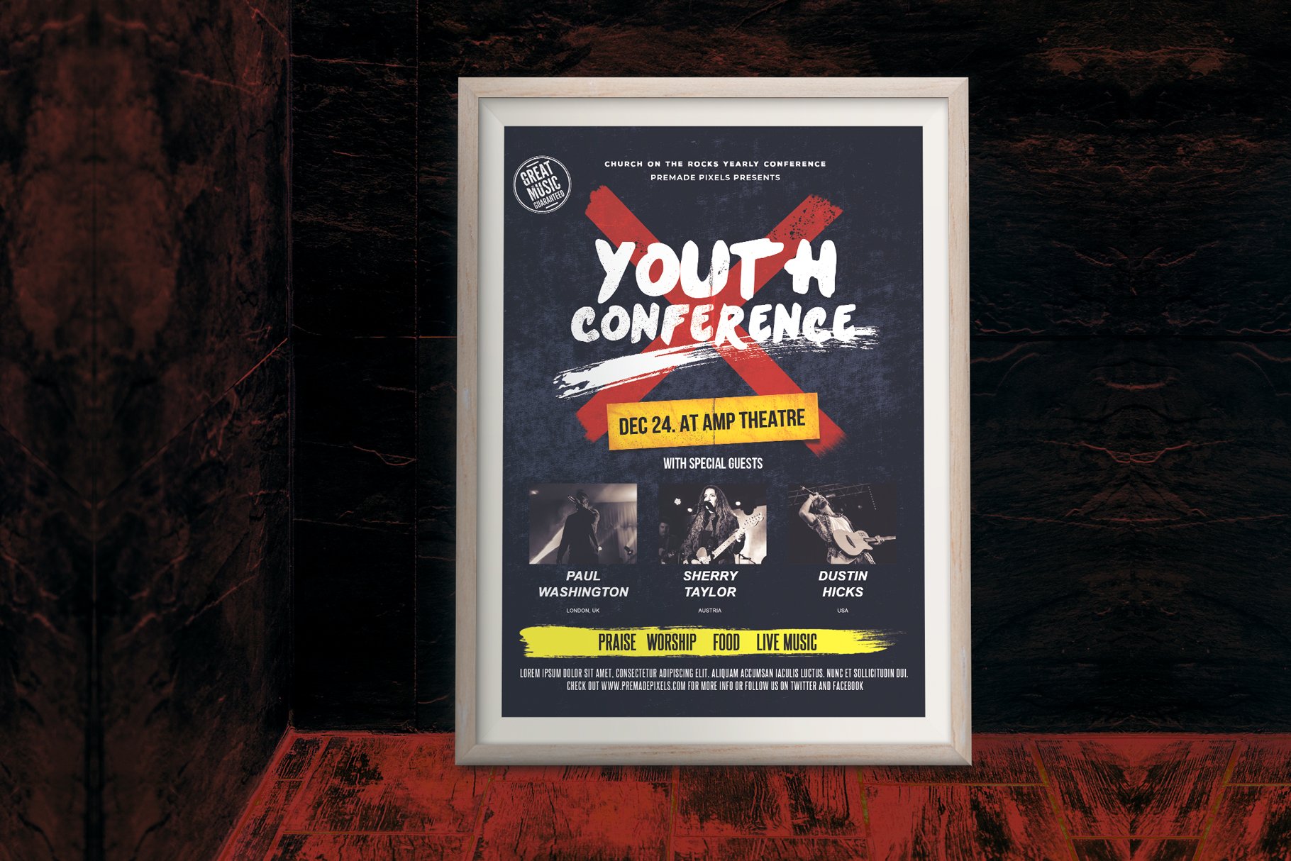 Youth Conference Flyer cover image.