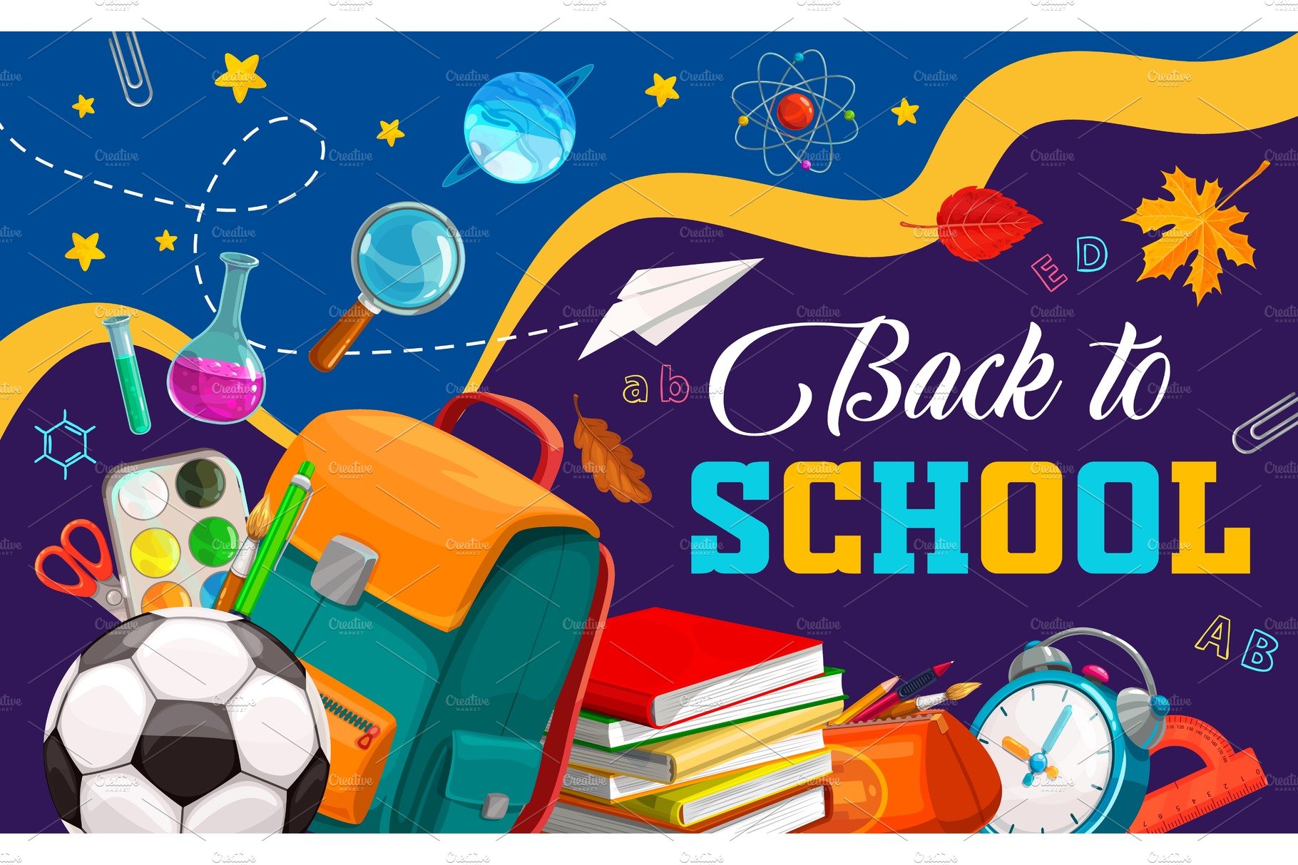 Back to school and education cover image.