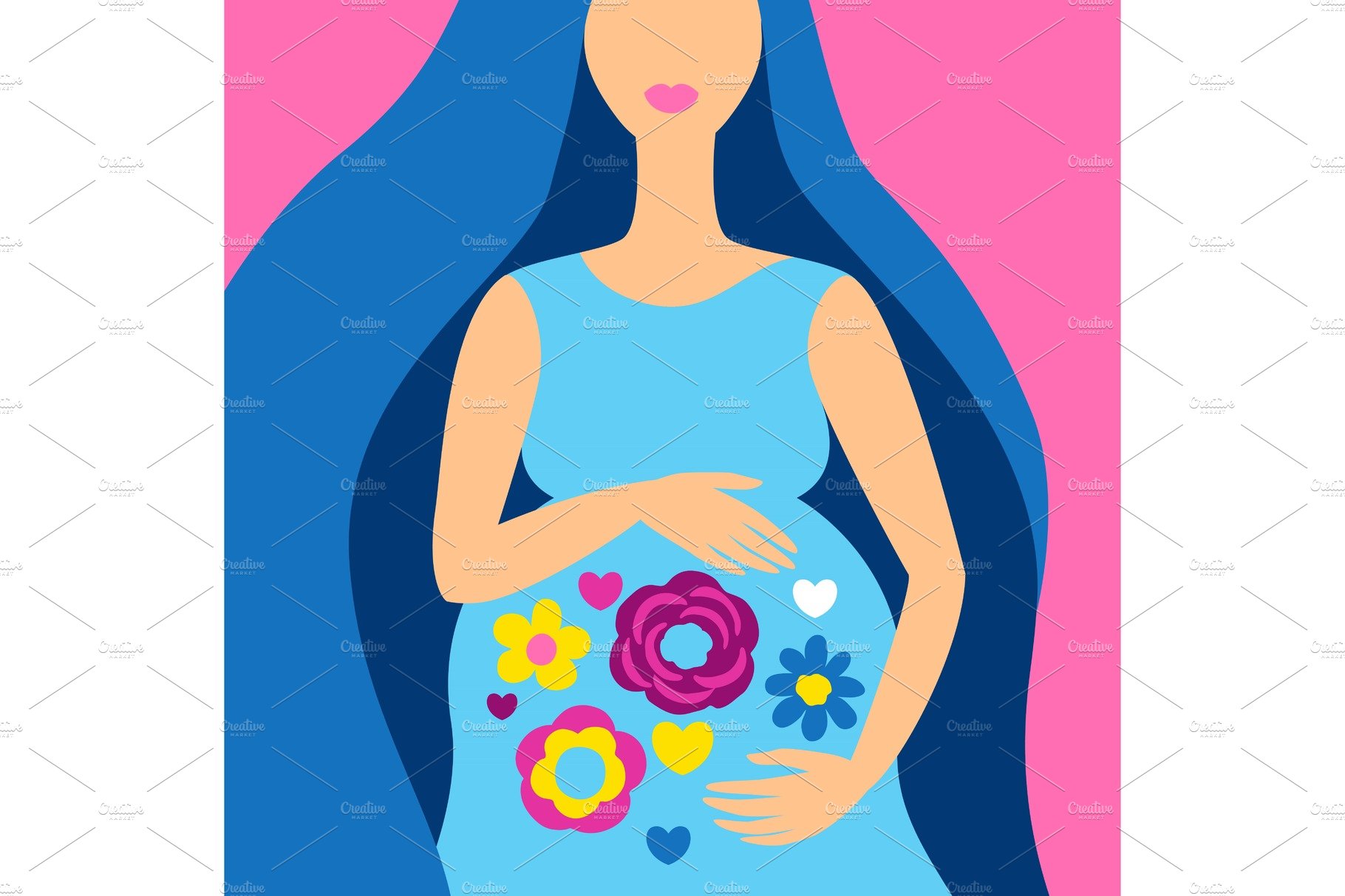 Happy pregnancy. Pretty pregnant cover image.