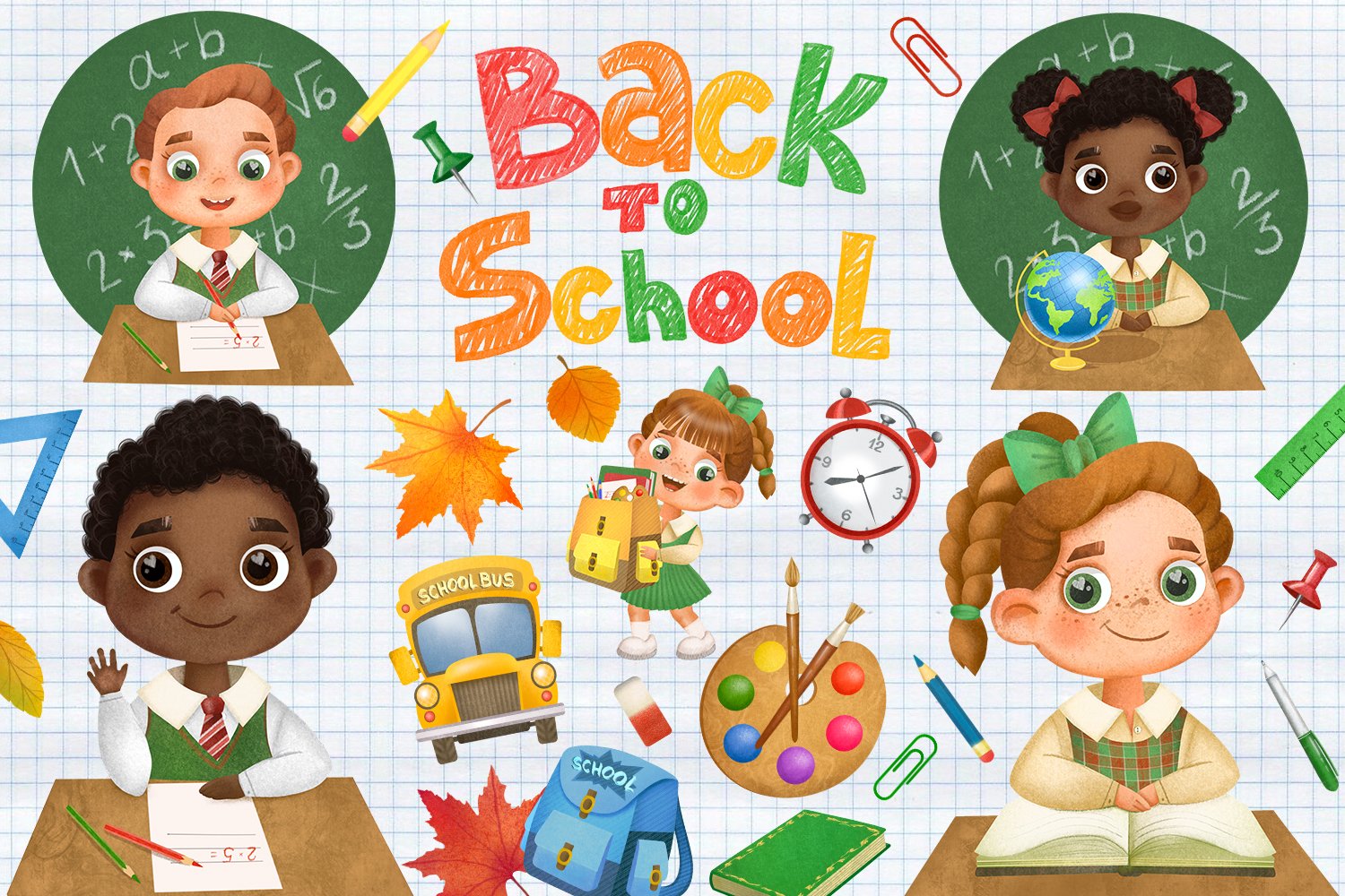 Back to school, hello school cover image.
