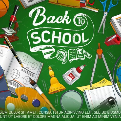 Back to school stationery cover image.