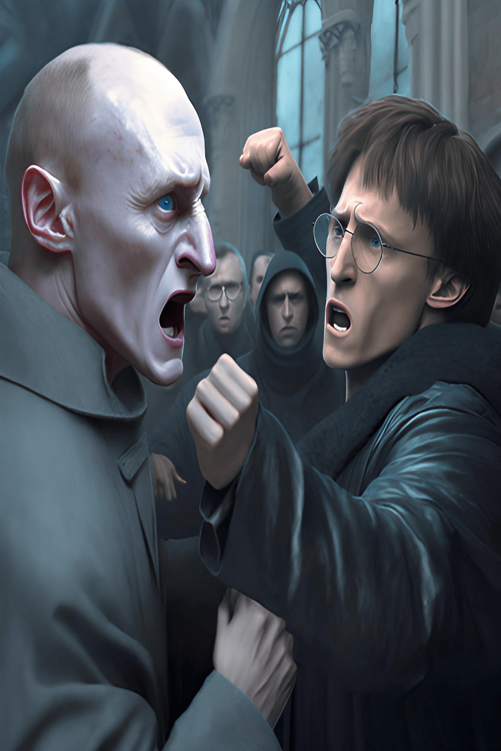 harry potter fights with putin who is depicted as evil pinterest preview image.