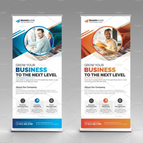 Corporate Business Roll Up Banner cover image.