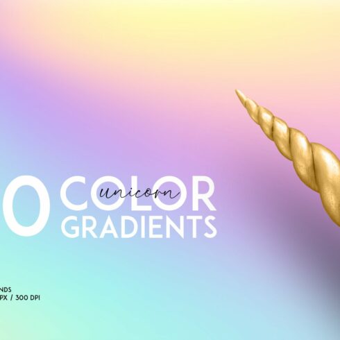 50 rainbow gradients cover image.
