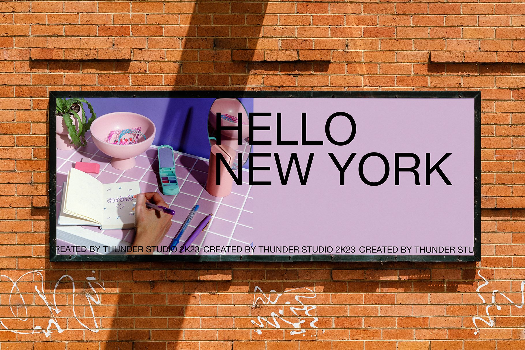 Wide Billboard Mockup cover image.