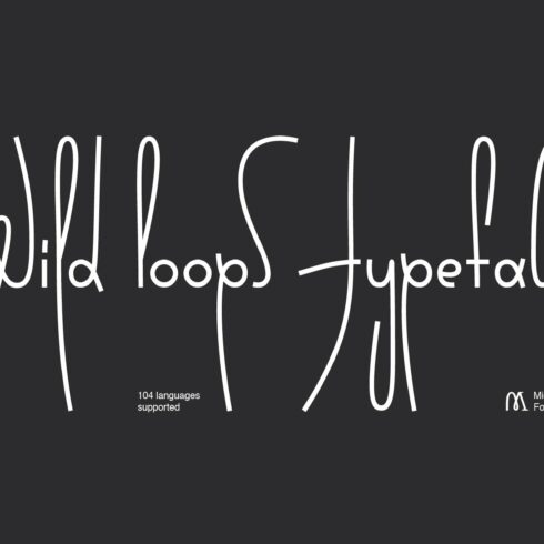 Wild Loops Handwritten Font cover image.