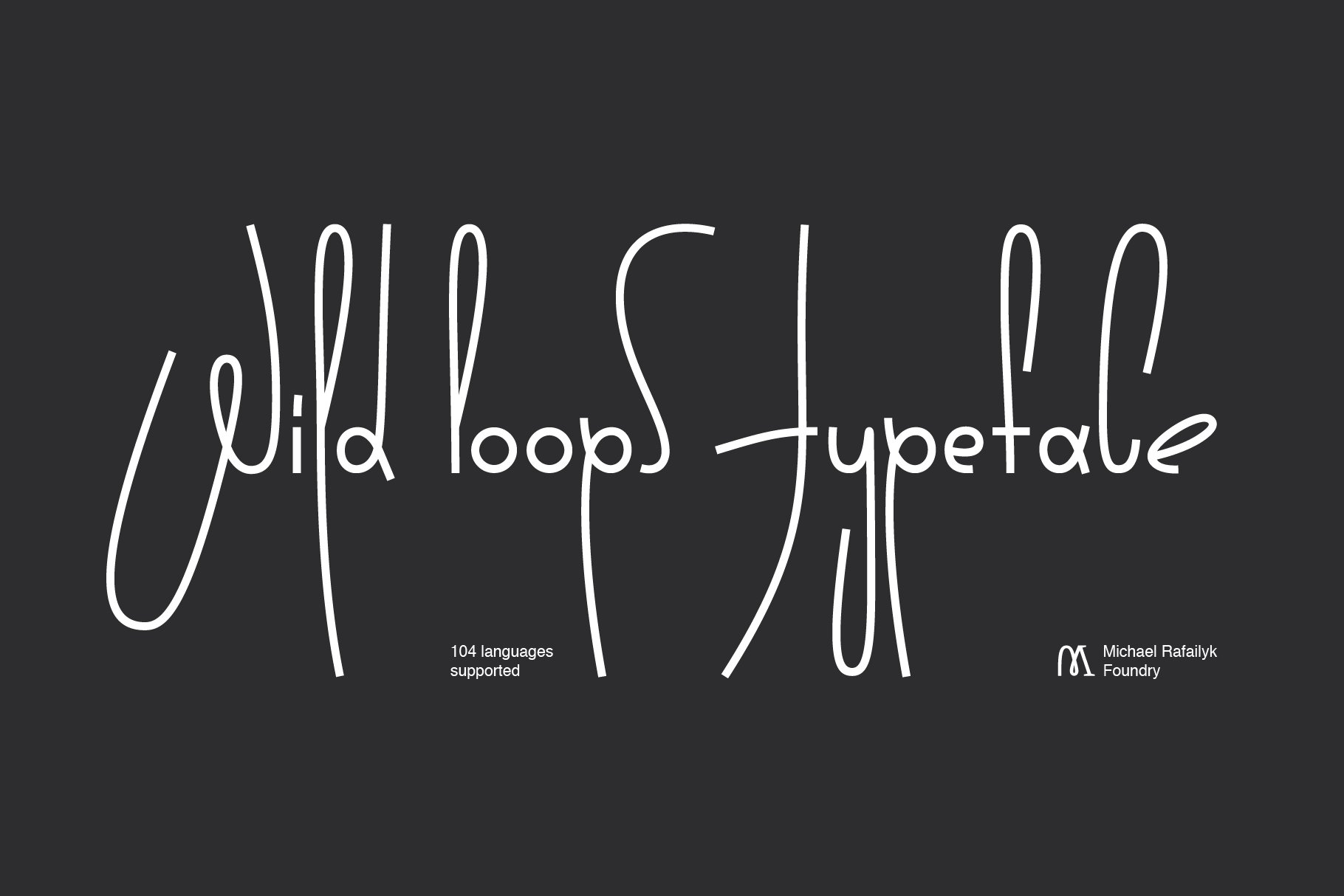 Wild Loops Handwritten Font cover image.