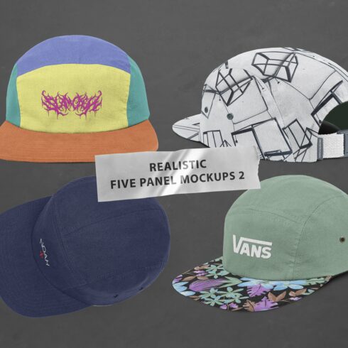 Realistic Five Panel Mockups 2 cover image.