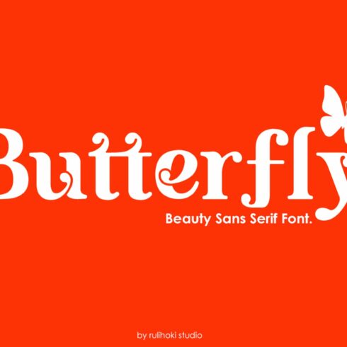 Butterfly | Beauty Sans Serif Font cover image.