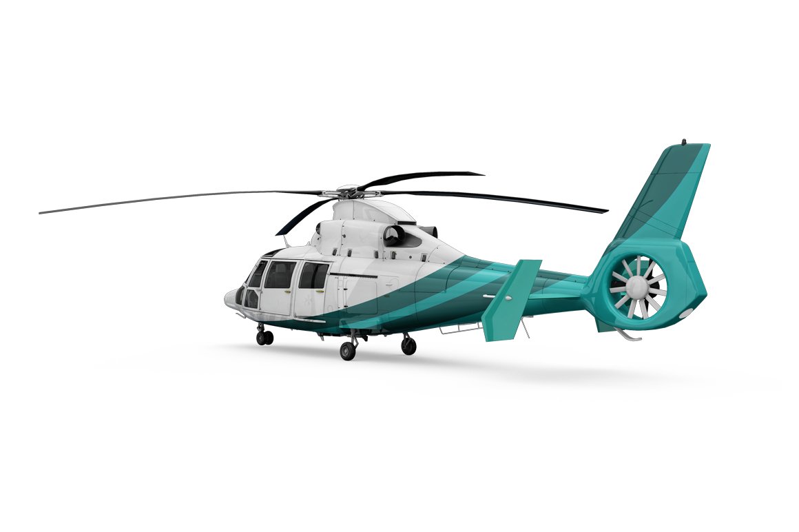 Helicopter Mockup preview image.