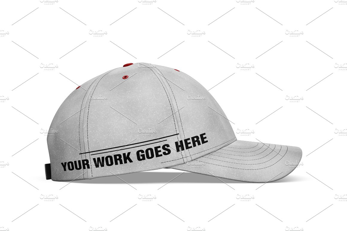 Bundle Caps Mockup 80 PSD files preview image.