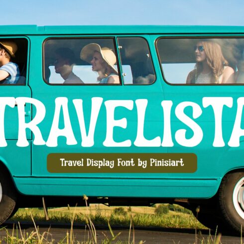 Travelista – Vacation Display Font cover image.