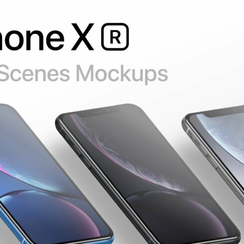 Phone XR 20 Mockups Scenes 5K - PSD cover image.