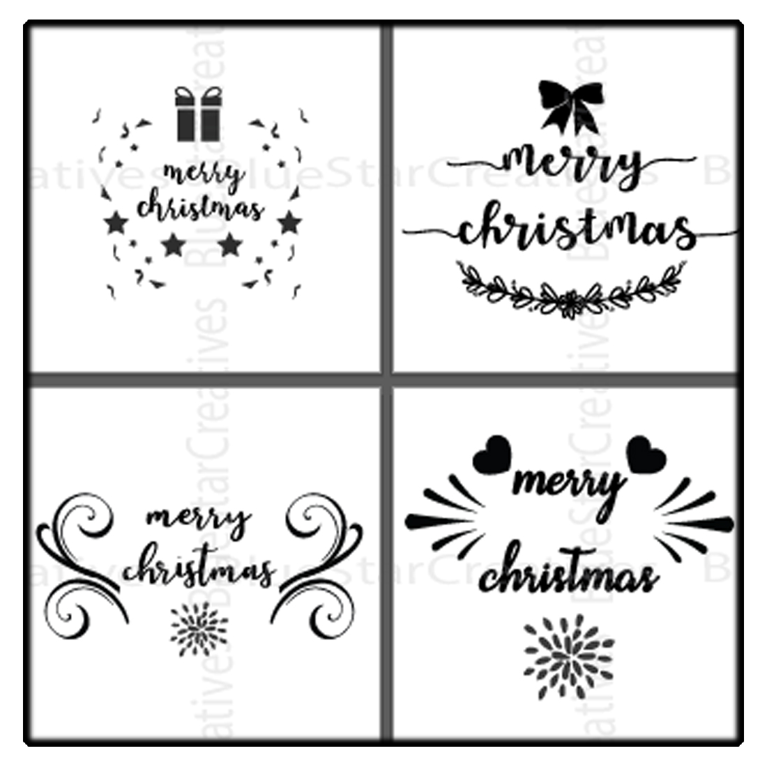 Merry Christmas Bundle-SVG-EPS-PNG-JPG preview image.