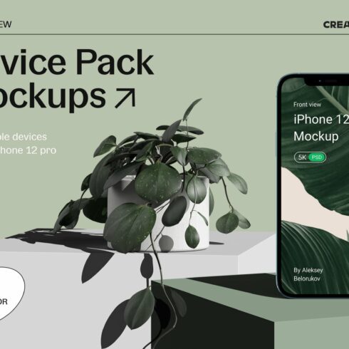 Device Pack Mockups - front view cover image.