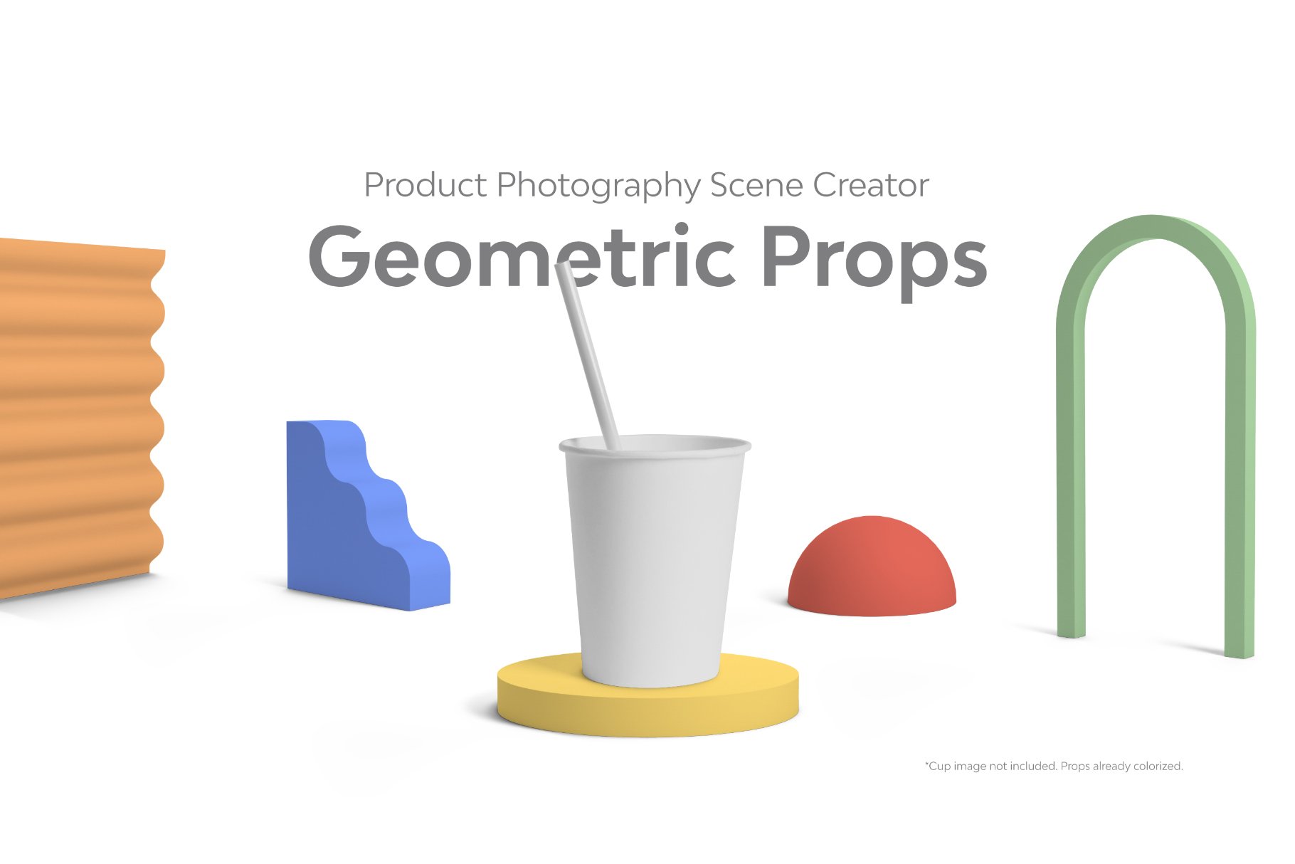 Geometric Props Scene Creator cover image.