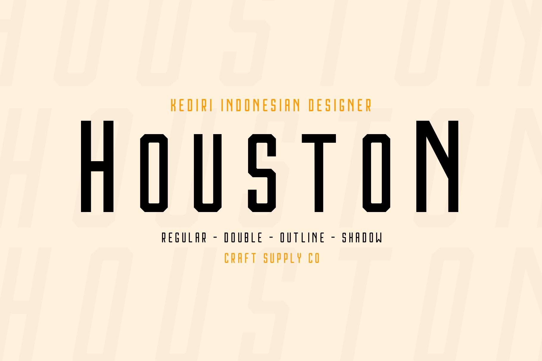 Houston Font Family cover image.