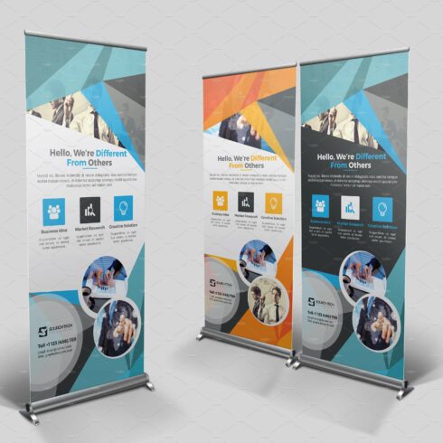 Roll-Up Banner Template cover image.