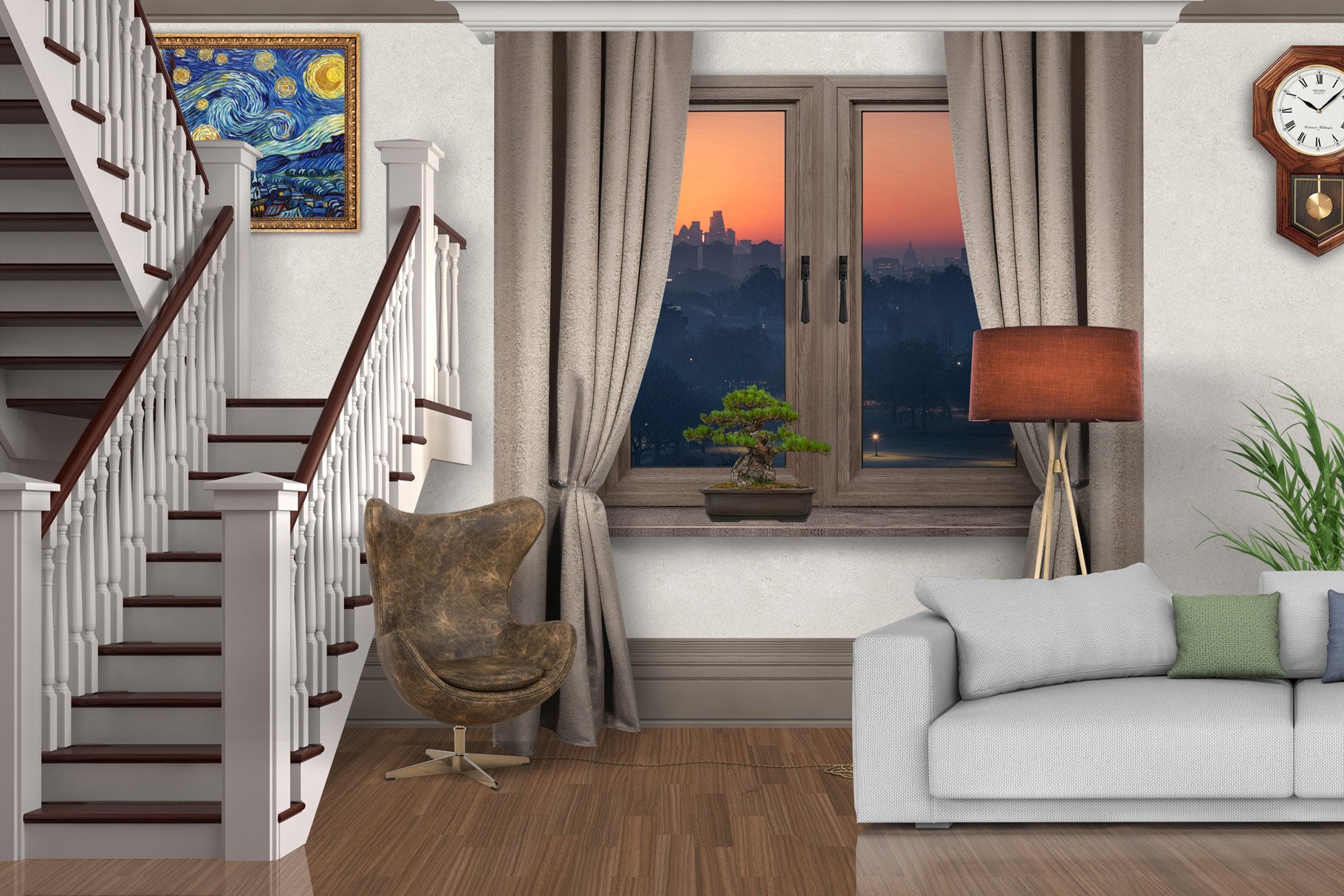 Living room interior Scene Creator cover image.