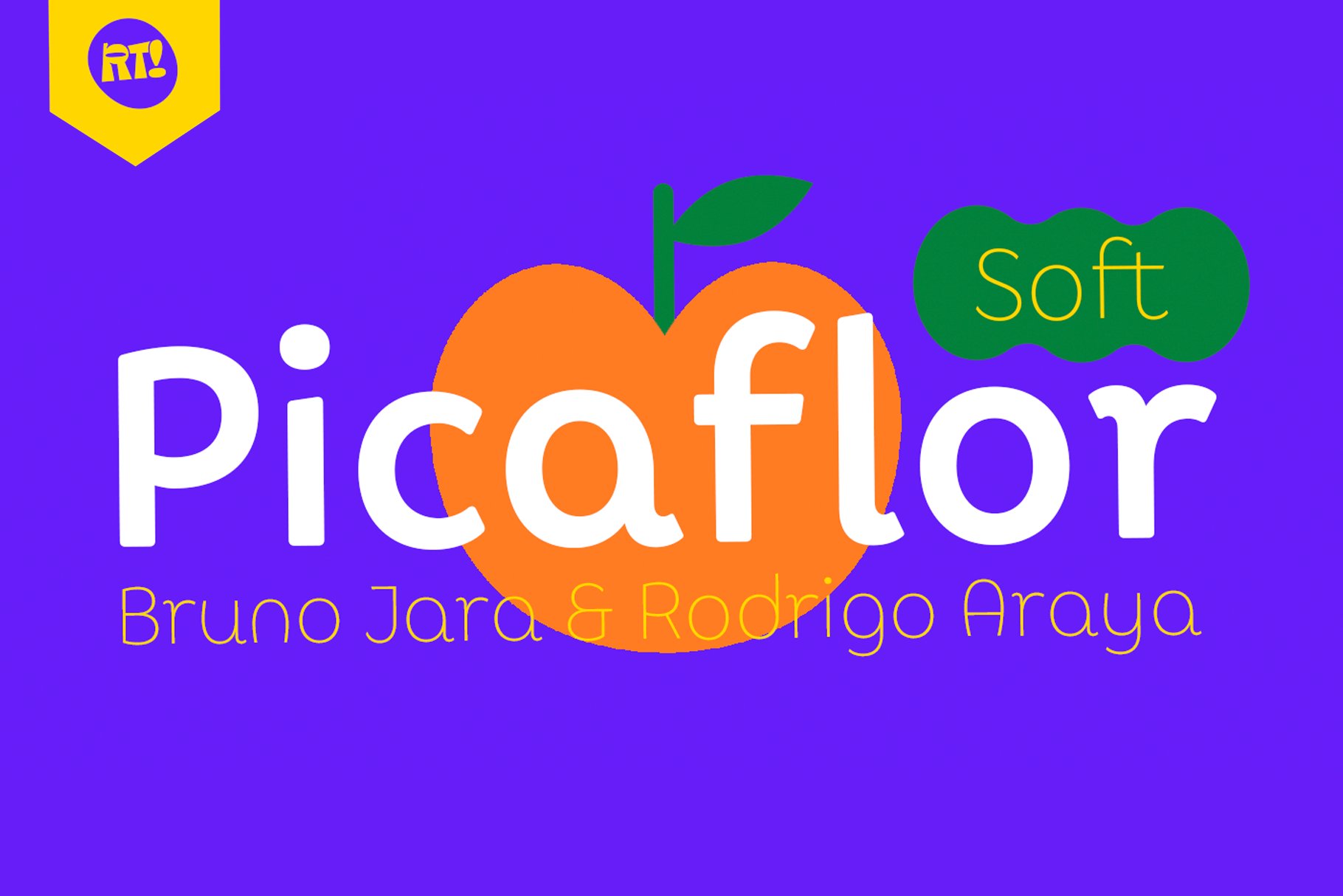 Picaflor Soft -50% (All family font) cover image.