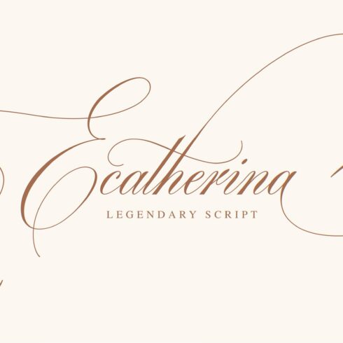 Ecatherina - legendary script cover image.