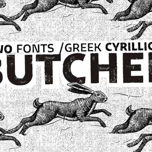 Butcher Fonts / Greek+Cyrillic -50% cover image.