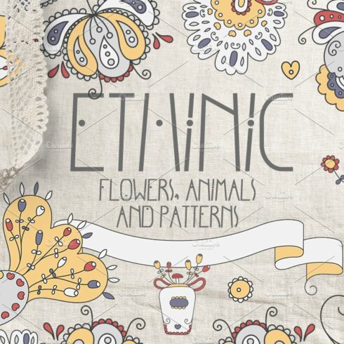 ETHNIC HAND DRAWN ELEMENTS cover image.
