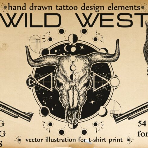 Wild west tattoo cover image.