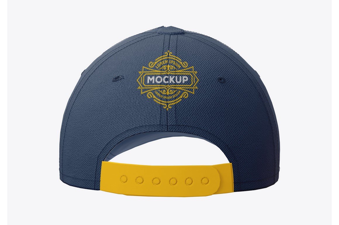 Baseball Cap Mockup. Back Side cover image.