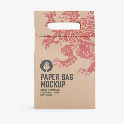Kraft Paper Bag Mockup cover image.