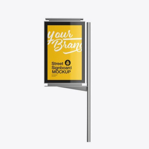 Outdoor Kiosk Advertisement Mockup cover image.