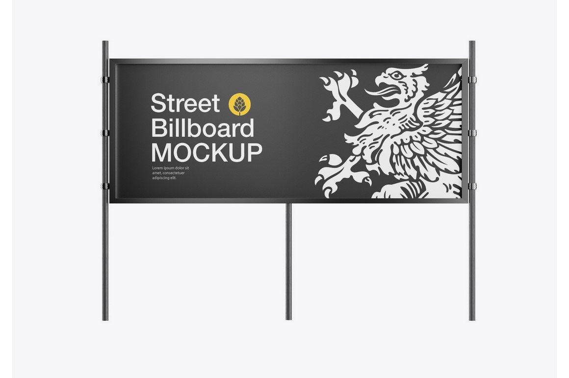 Street Billboard Mockup cover image.