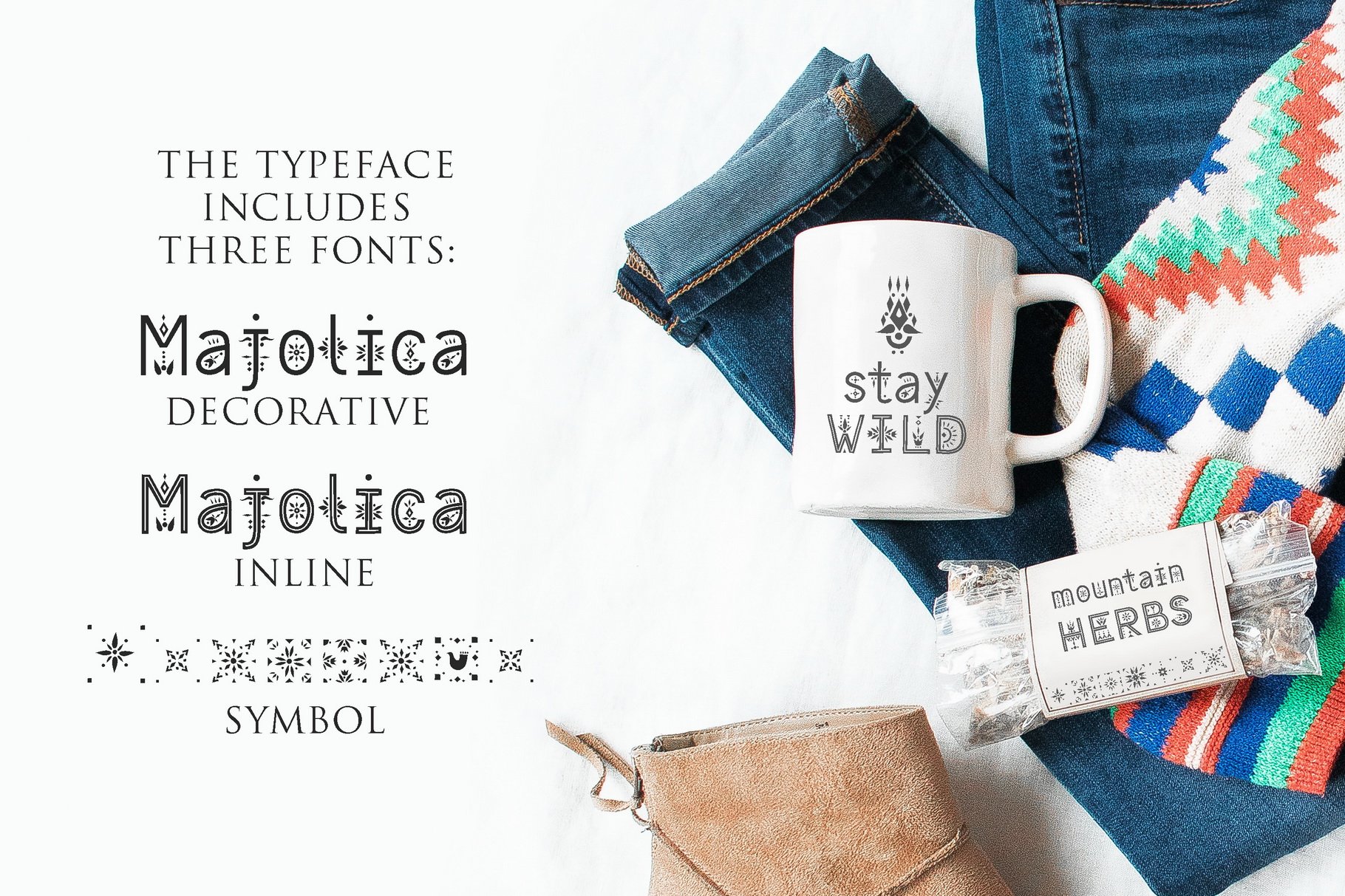 Majolica - Font Family preview image.