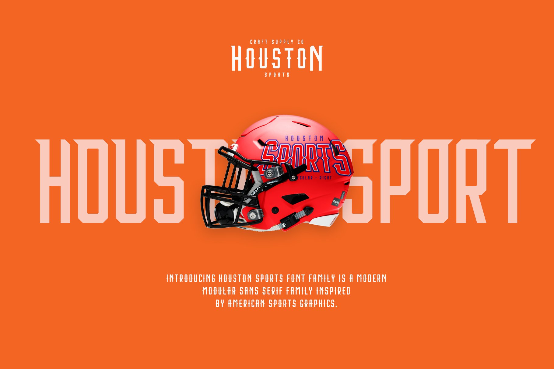 Houston Sports Font Family preview image.