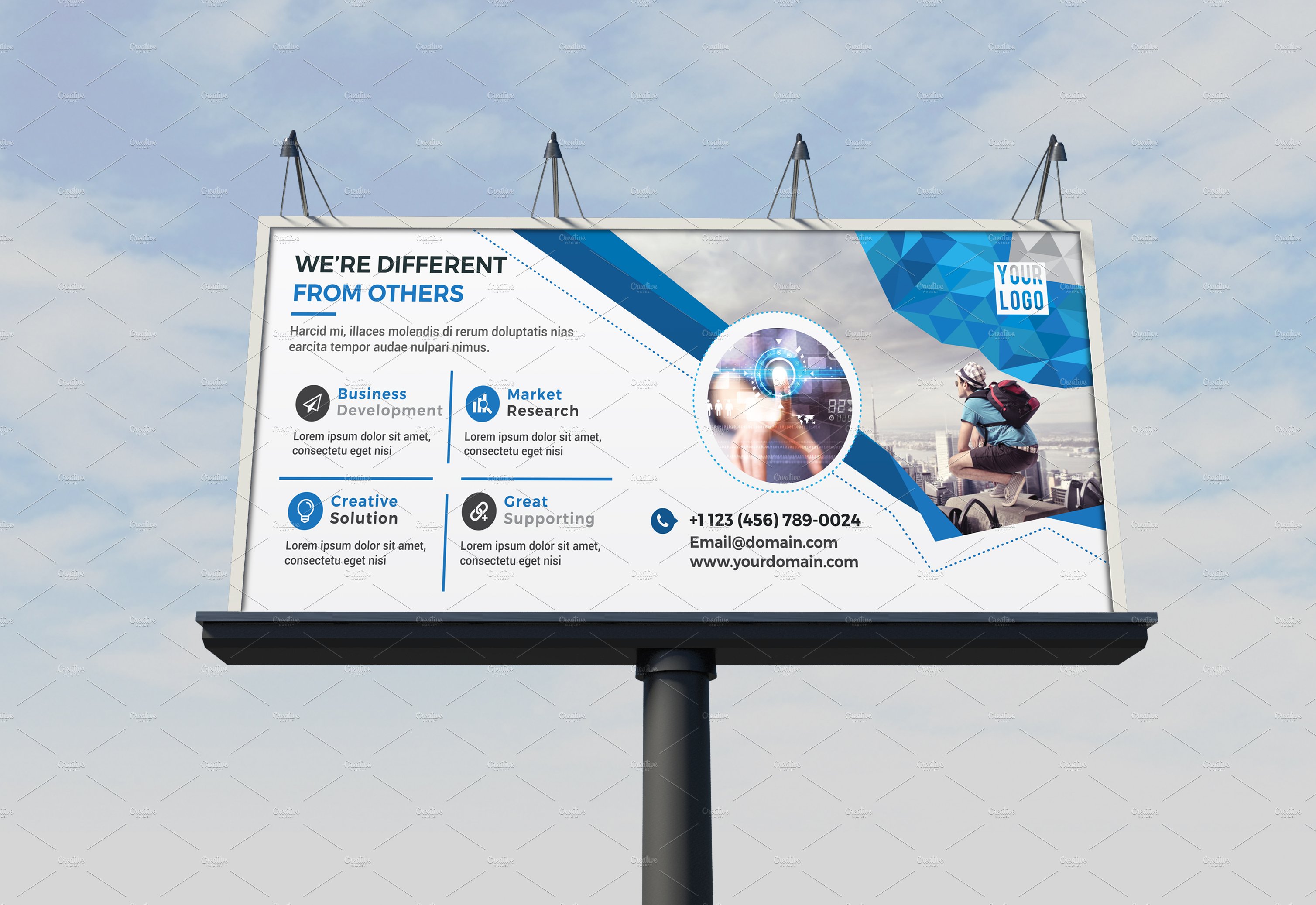 Billboard Template preview image.