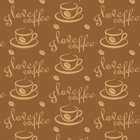 Coffee pattern cover image.