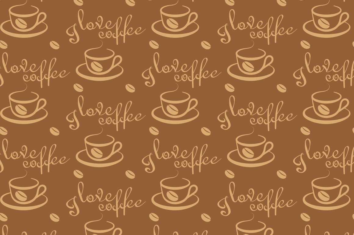 Coffee pattern cover image.