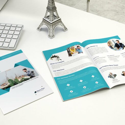 Corporate Bifold Brochure cover image.