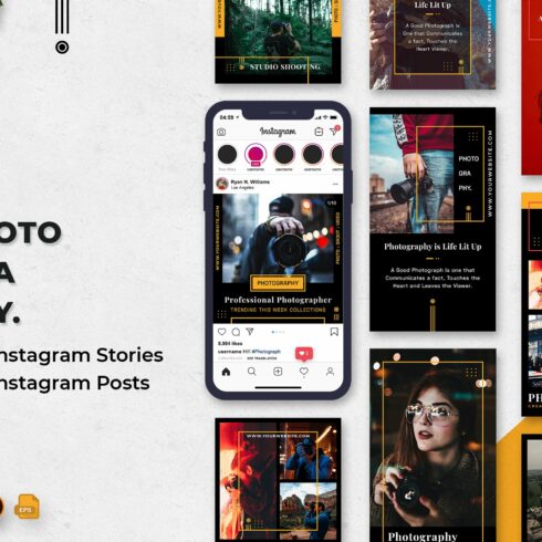 Photography Instagram Stories & Post cover image.