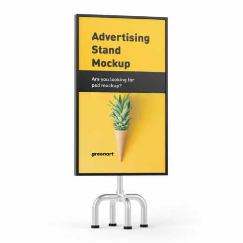 Advertising Stand Mockup cover image.