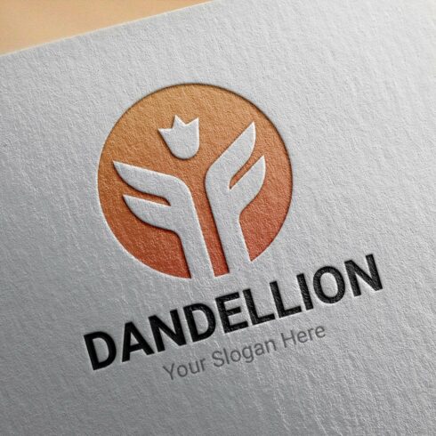 Dandelion Logo Template cover image.