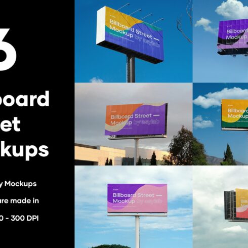 16 Billboard Street Mockups - PSD cover image.