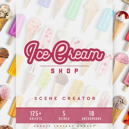 Ice Cream Scene Creator #01 cover image.