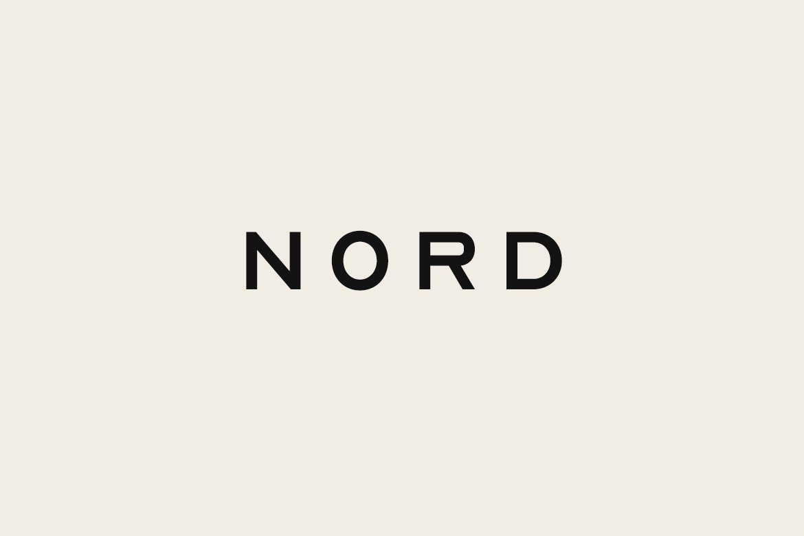 NORD - Minimal Display Typeface cover image.