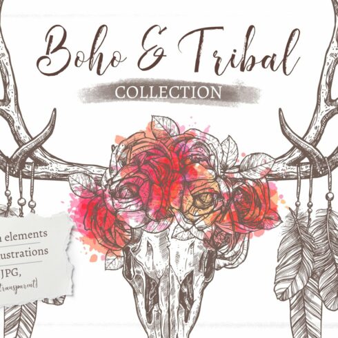 Boho And Tribal Graphic Collection cover image.