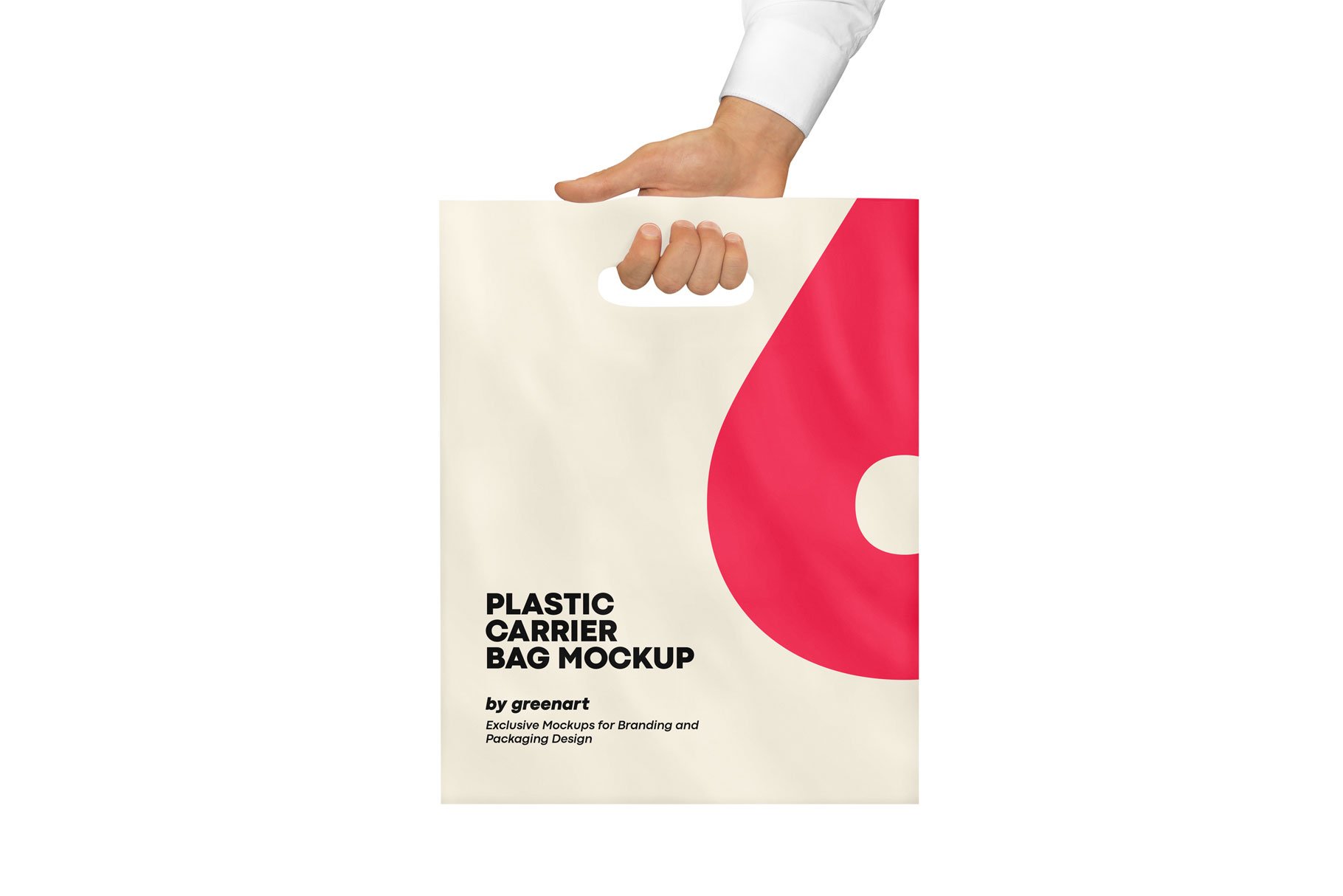 Plastic Carrier Bag Mockup cover image.